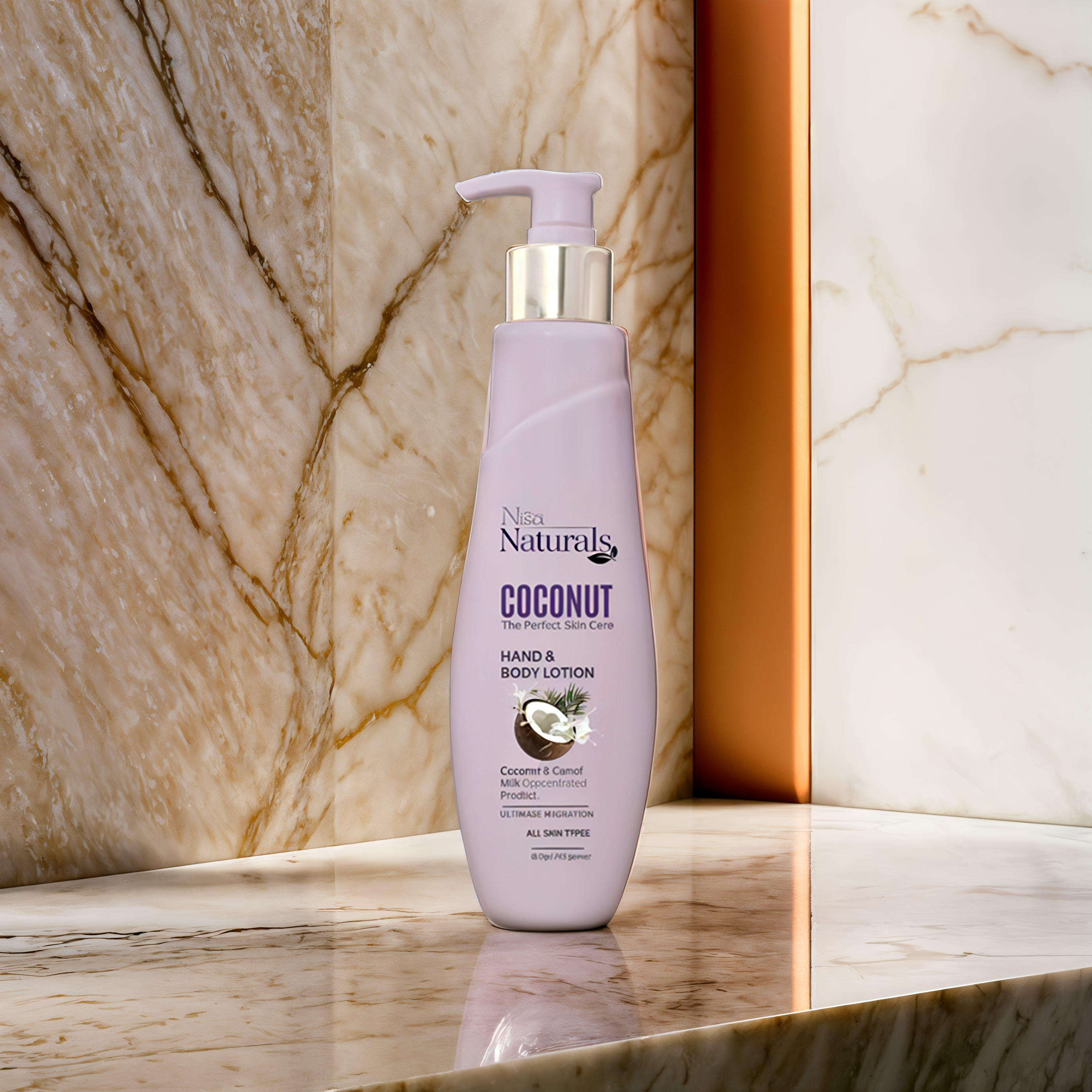 Nisa Naturals - Hand and Body Coconut Lotion 200ML