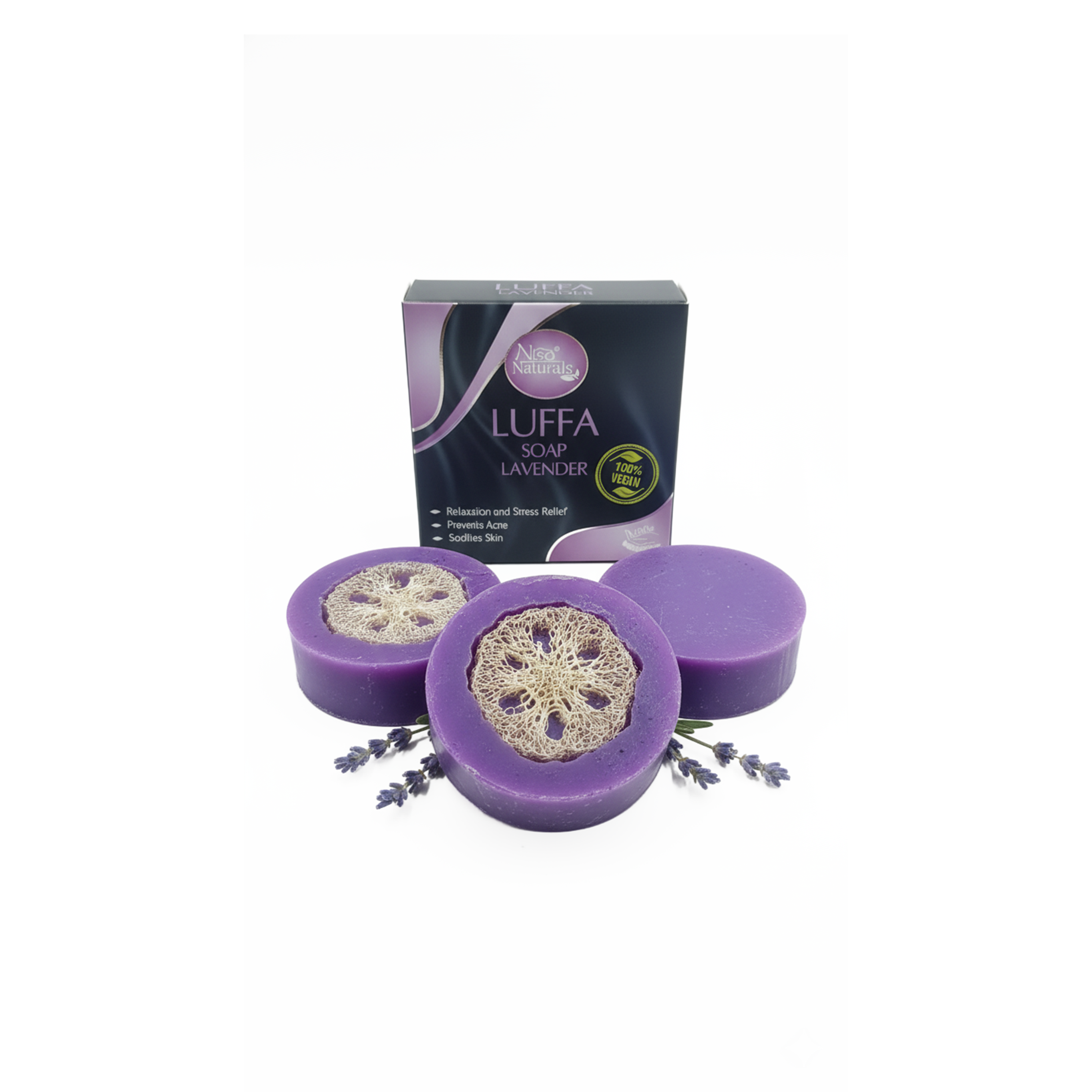 Nisa Naturals – Luffa Soap Lavendar