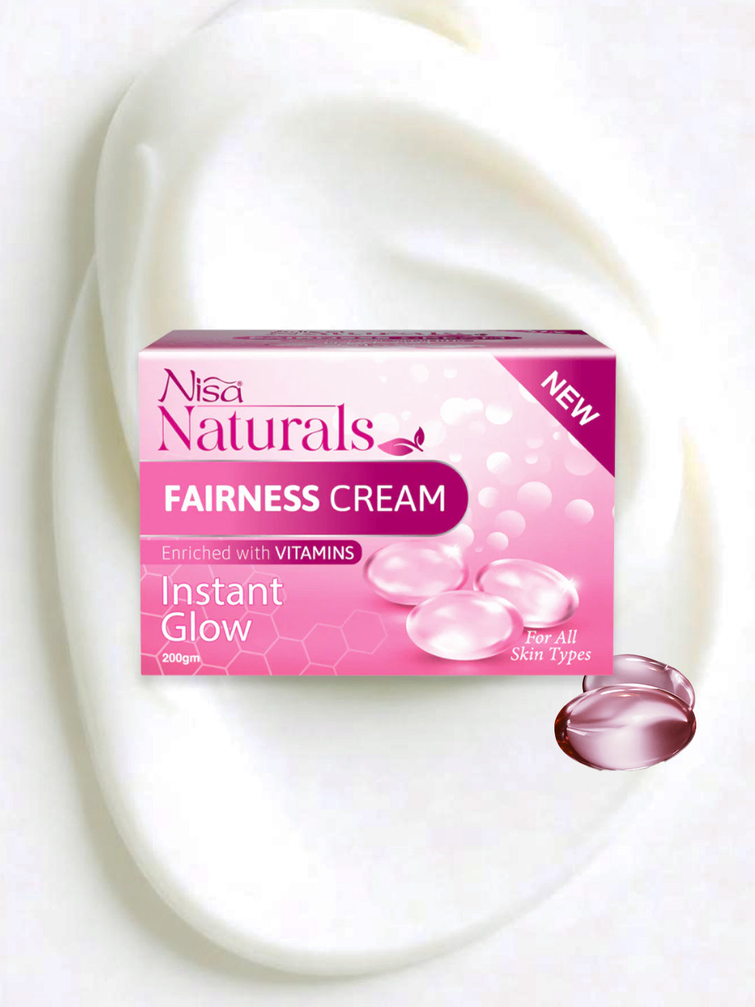 Nisa Naturals - Fairness Cream - Instant Glow 200GM