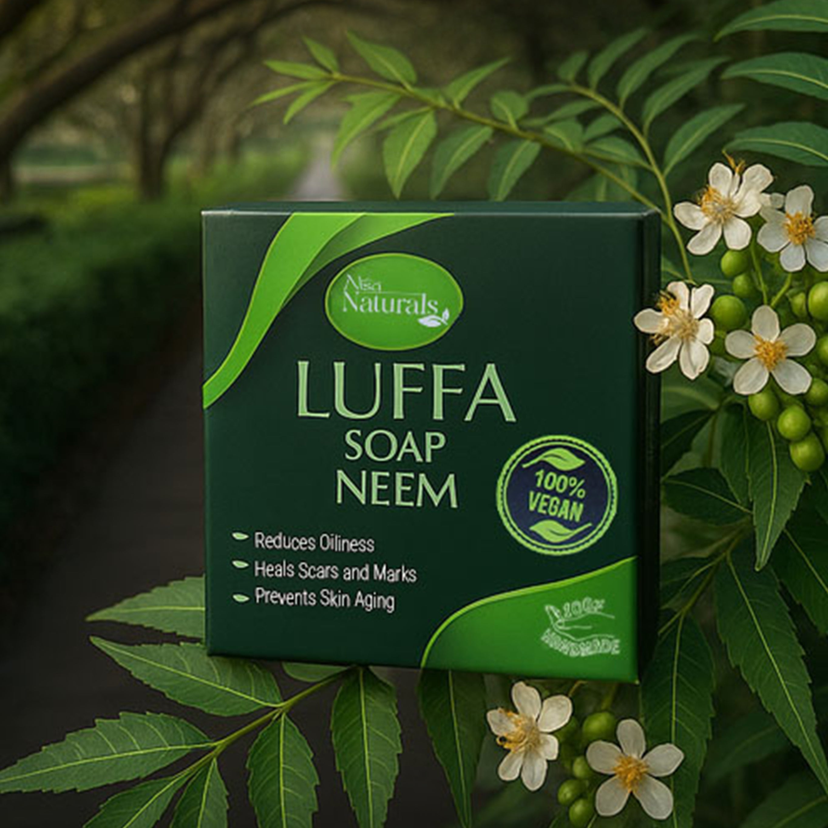 Nisa Naturals – Neem Luffa Soap