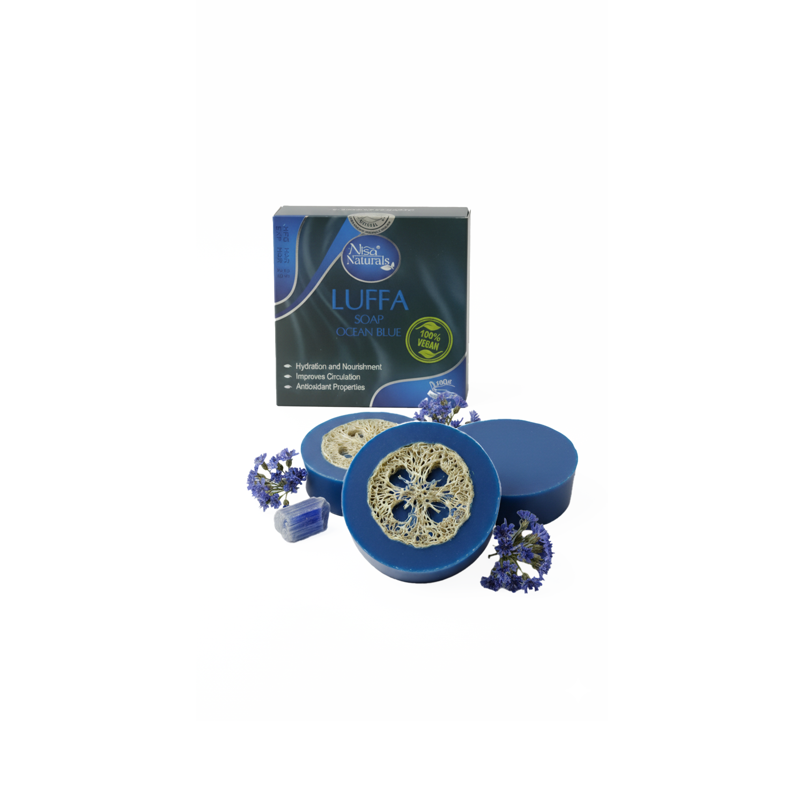 Nisa Naturals – Blue Ocean Luffa Soap