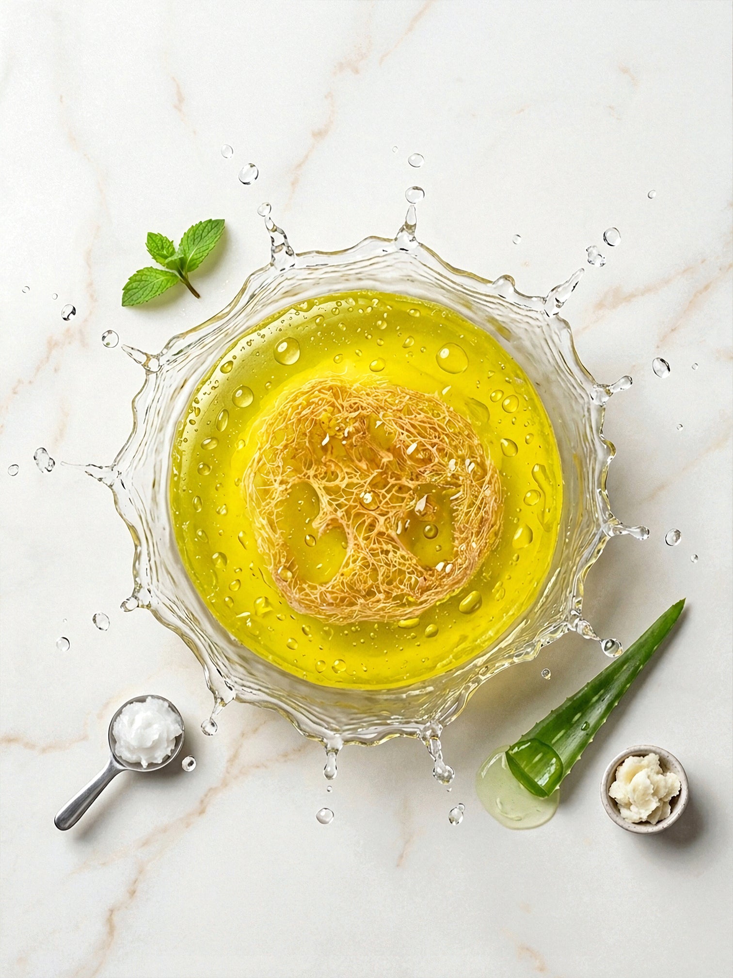 Aloe Vera Luffa Soap