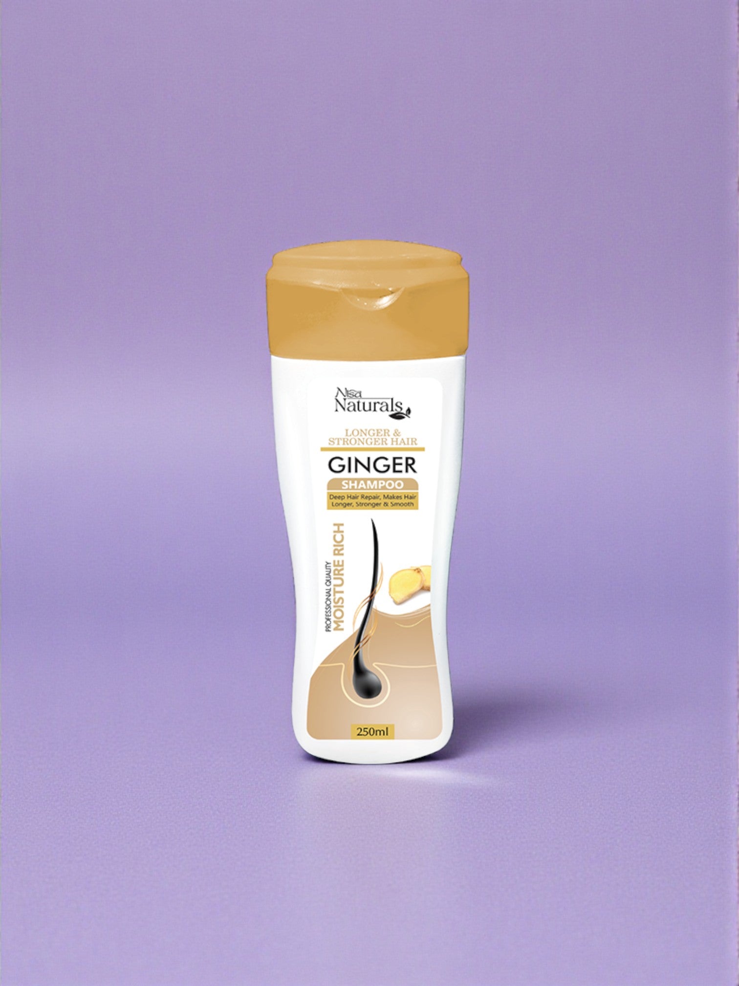 Ginger Longer & Stronger Hair Shampoo 250ml