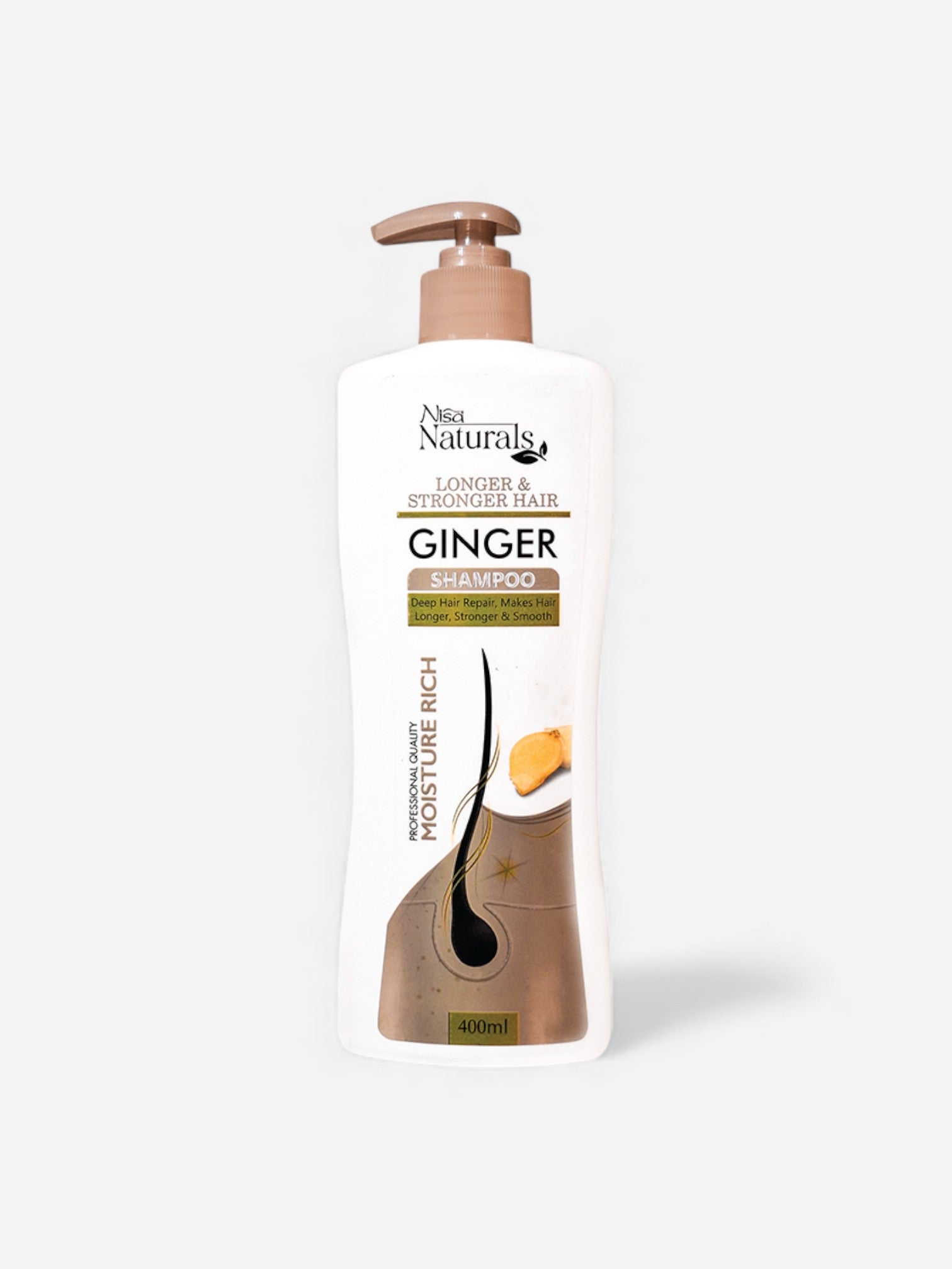 Ginger Longer & Stronger Hair Shampoo 400ml