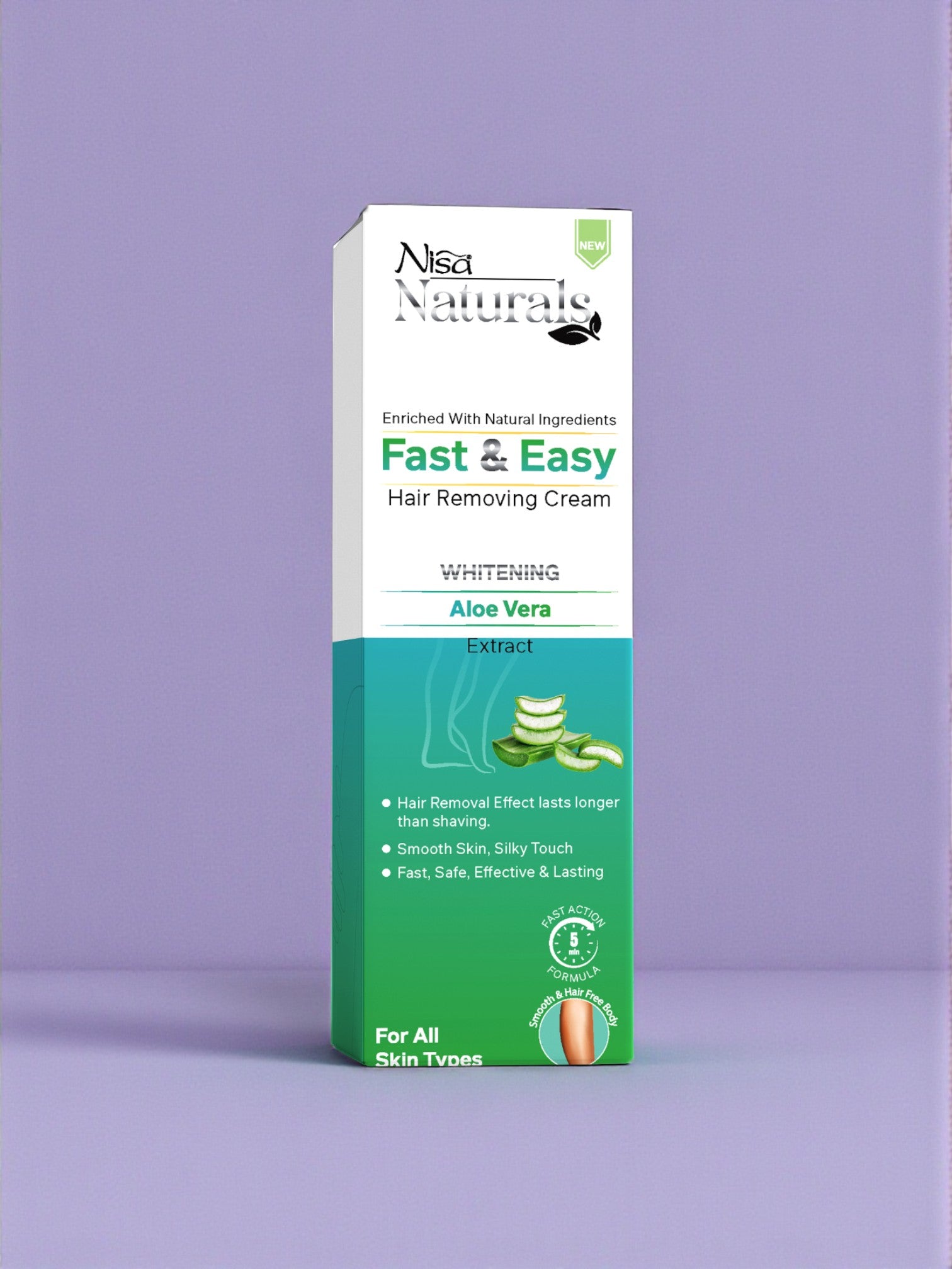 Hair Removal Cream - Aloe vera 120ml