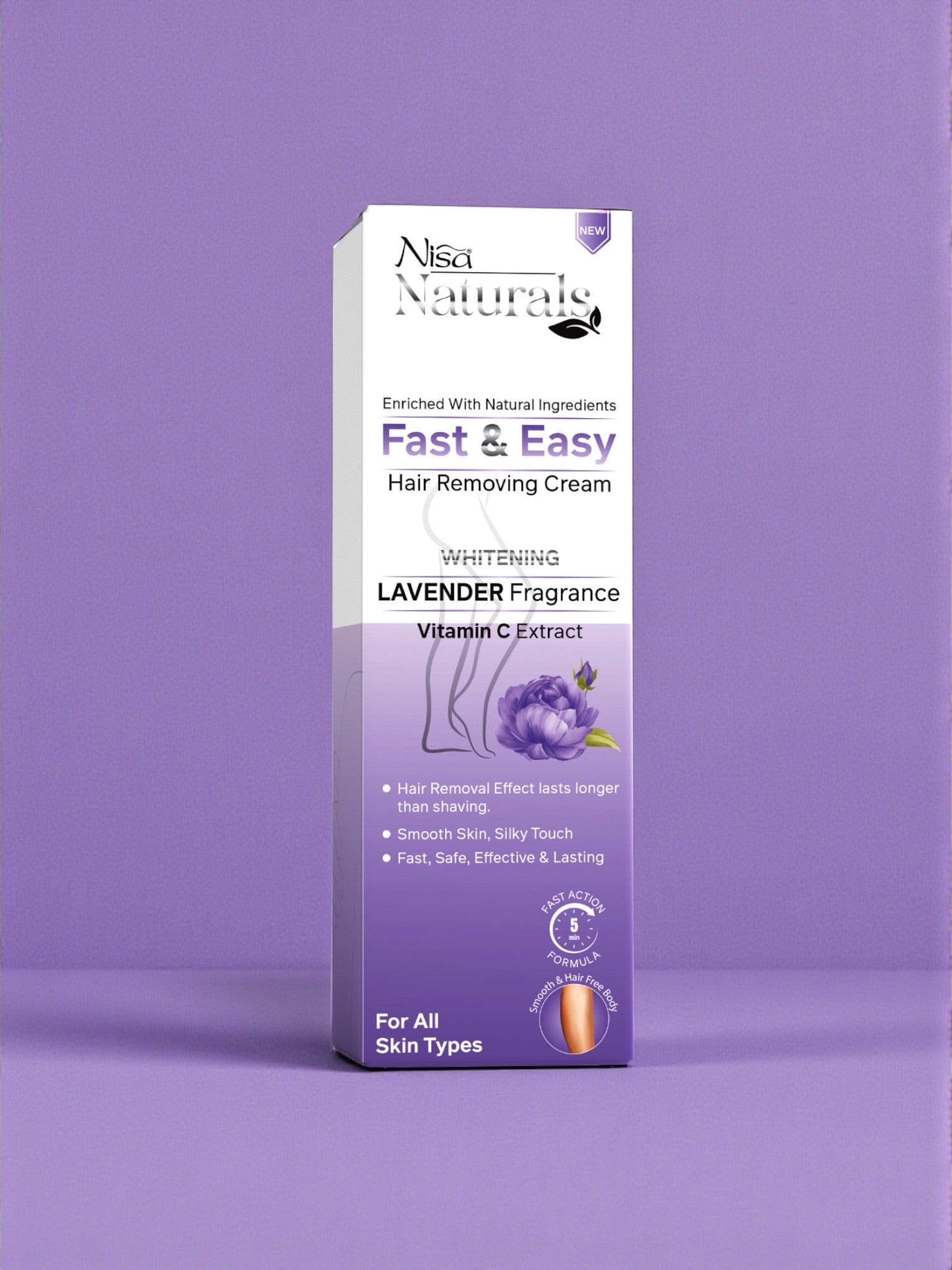 Hair Removal Cream - Lavender 120ml