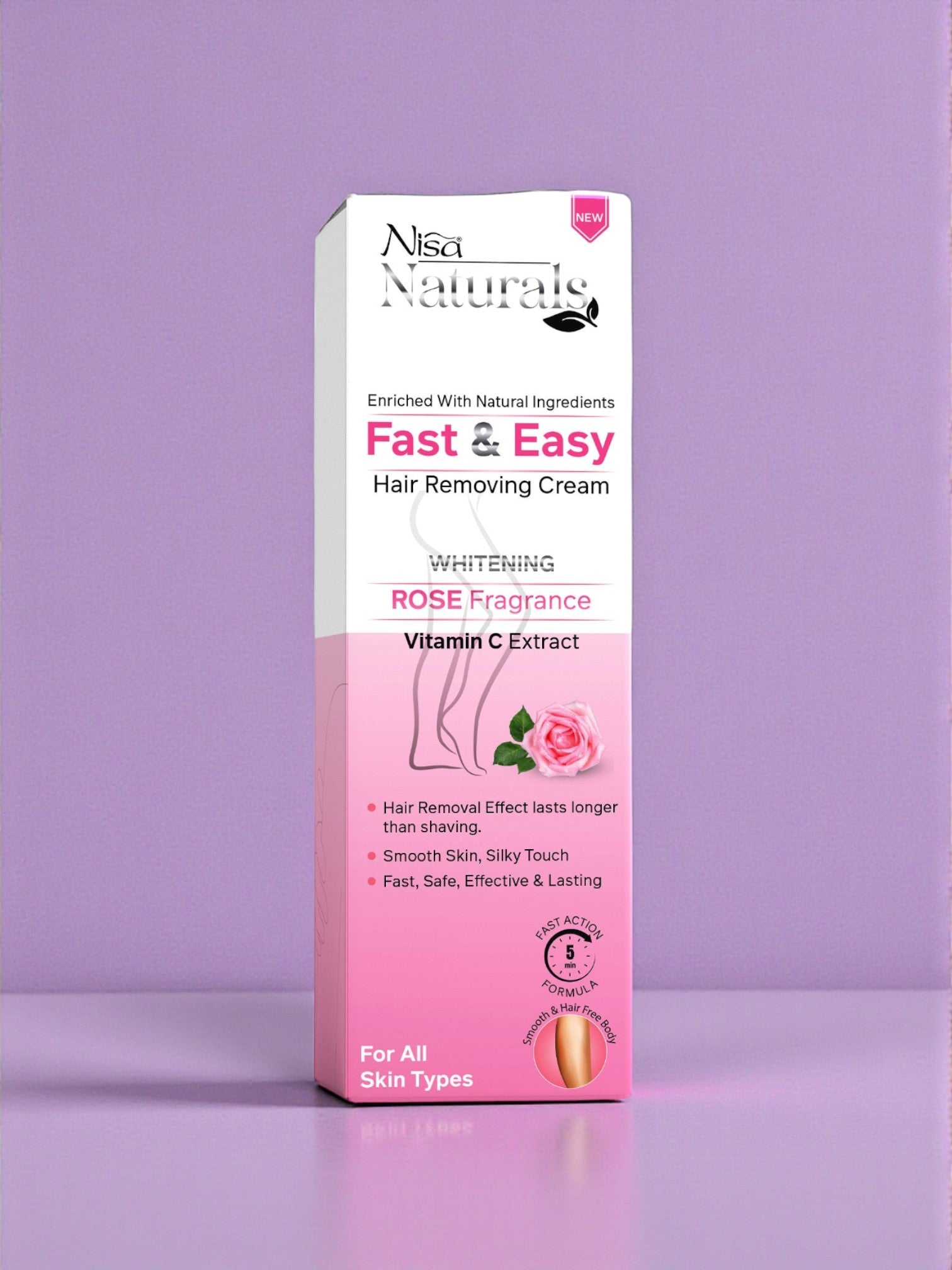 Hair Removal Cream - Rose 120ml