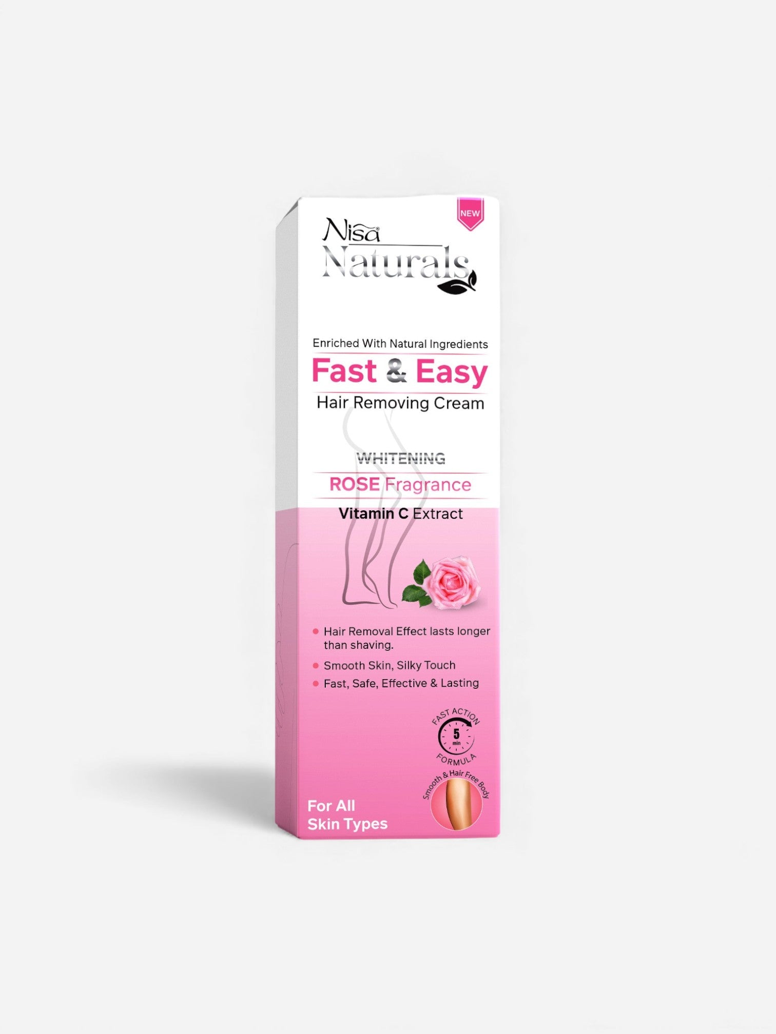 Hair Removal Cream - Rose 120ml