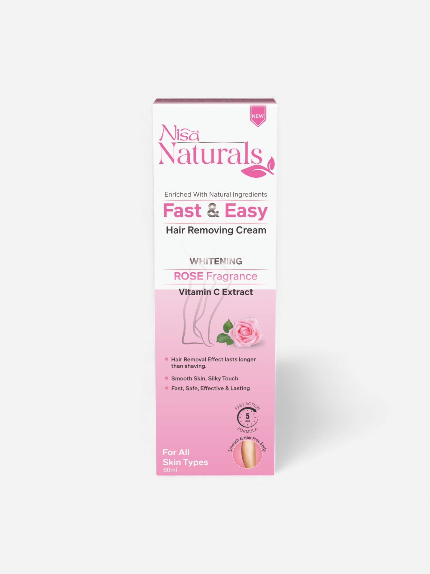 Hair Removal Cream - Rose 60ml