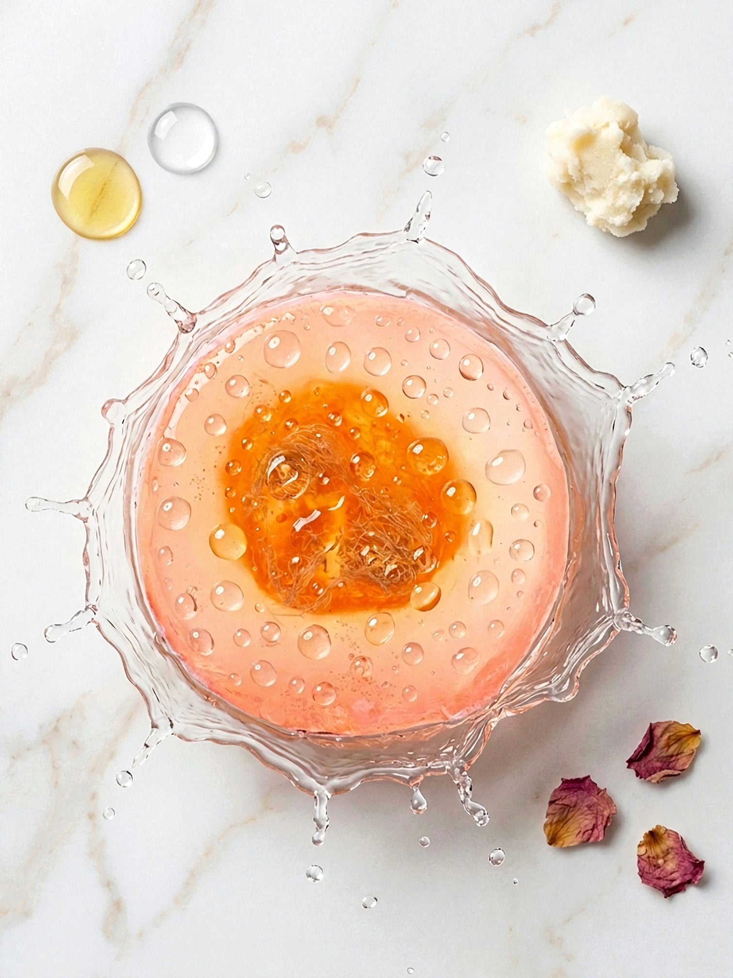 Mist Rose Water Luffa Soap