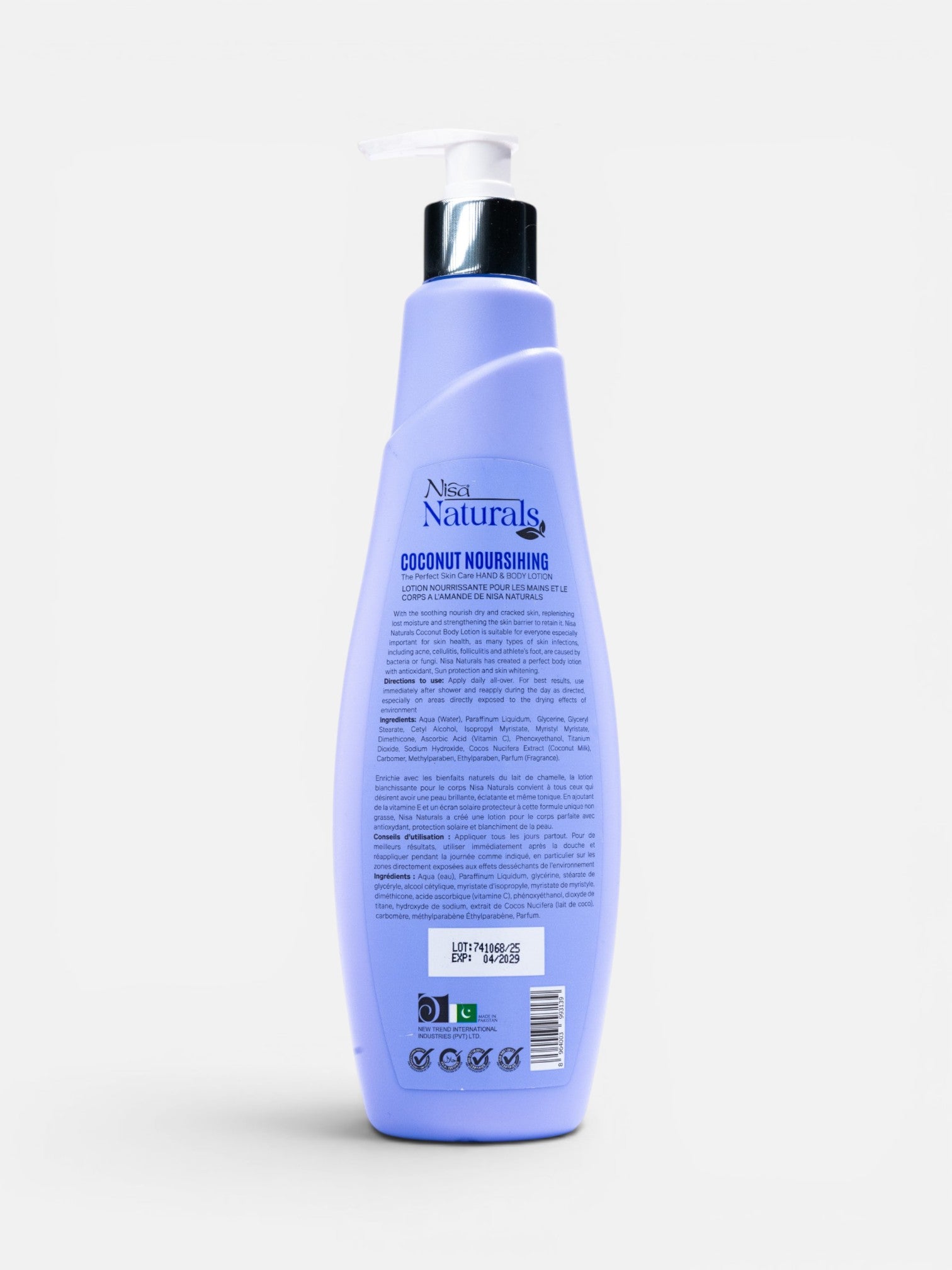 Coconut Lotion 400ml - Face, Hand & Body