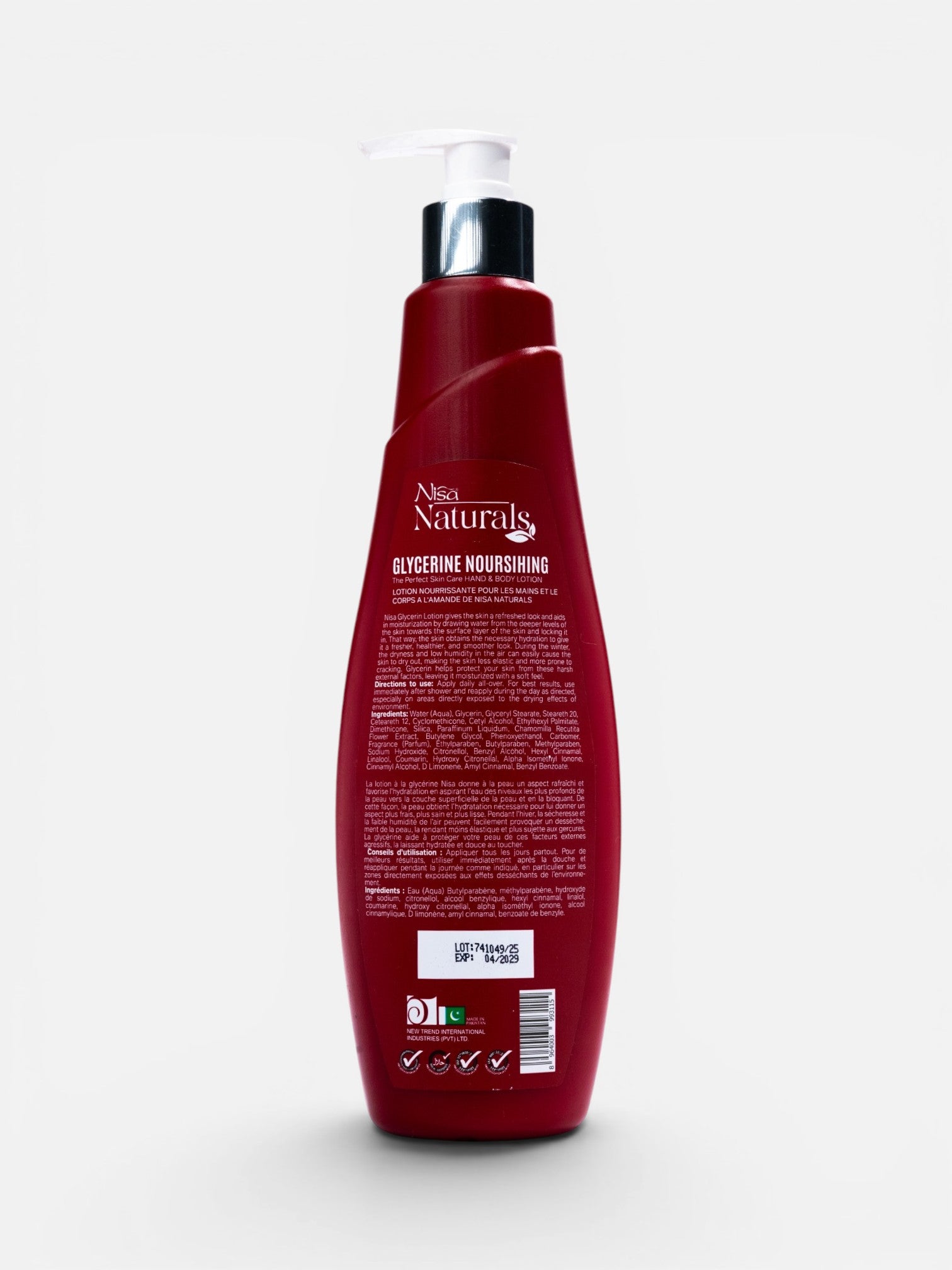 Glycerin Lotion 400ml - Face, Hand & Body