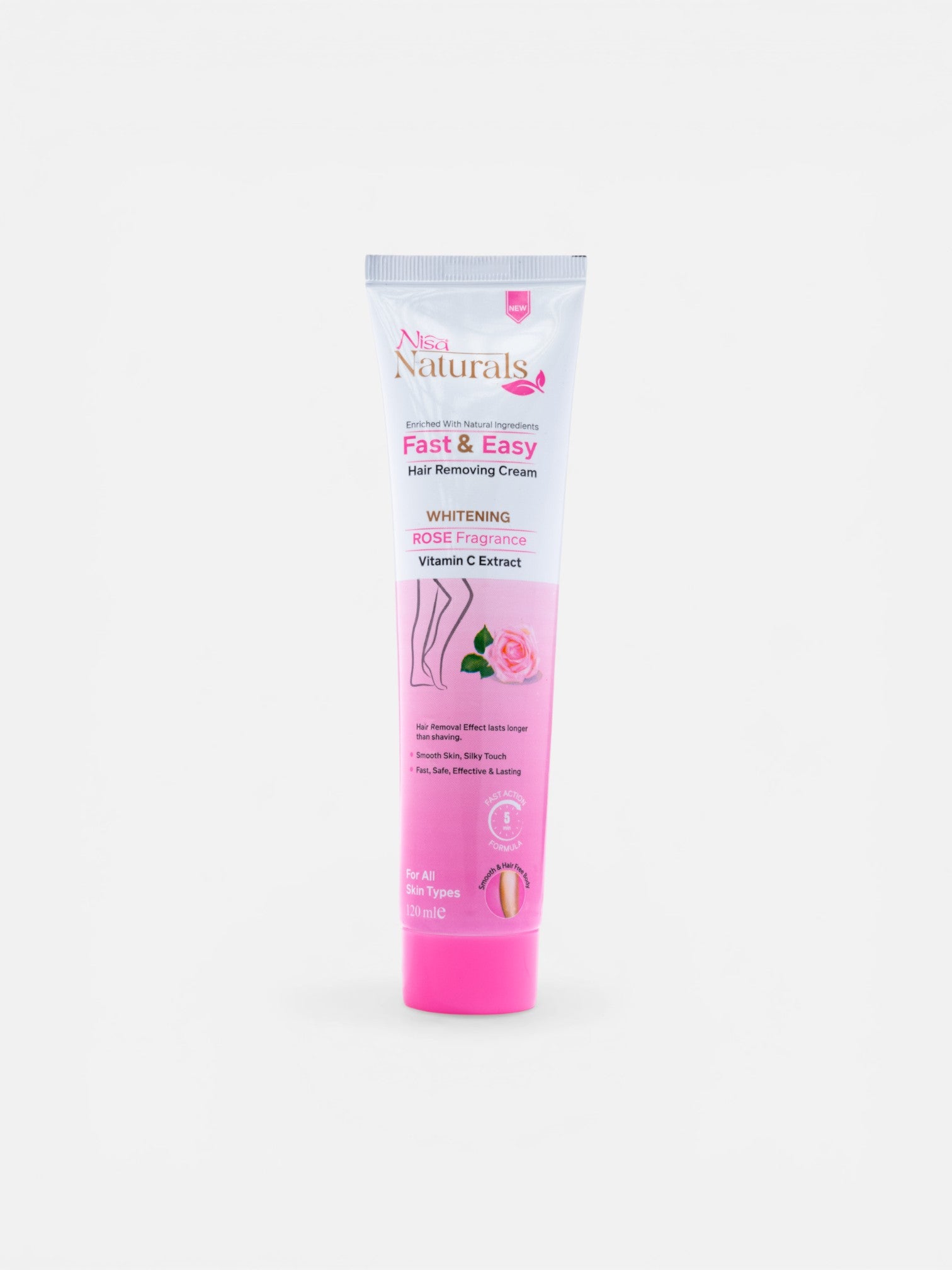 Hair Removal Cream - Rose 120ml