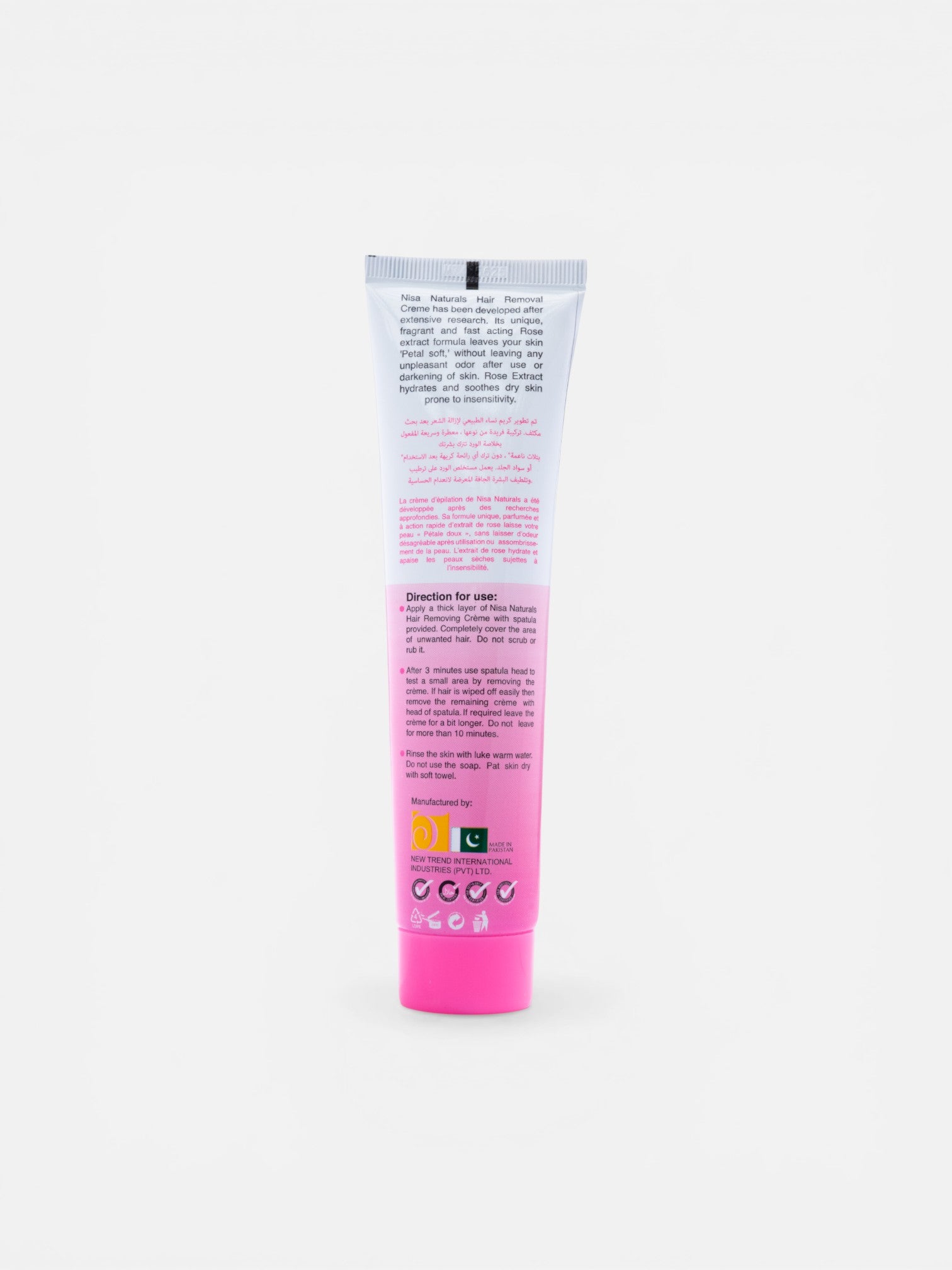 Hair Removal Cream - Rose 120ml