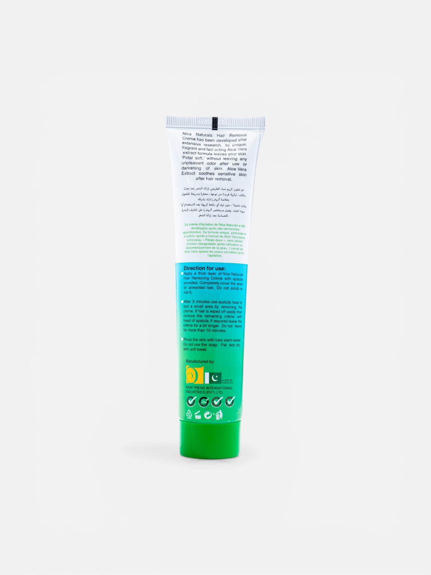Hair Removal Cream - Aloe vera 120ml