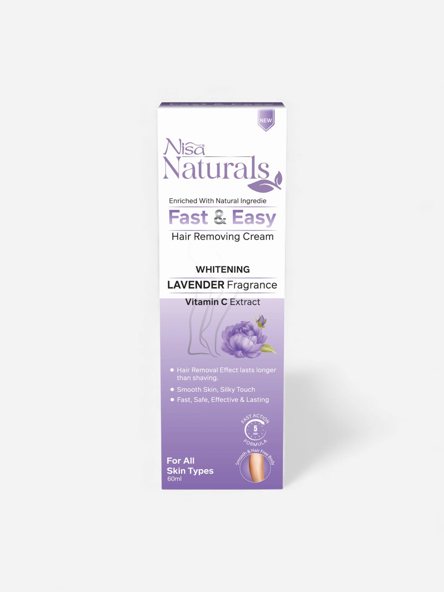 Hair Removal Cream - Lavender 60ml