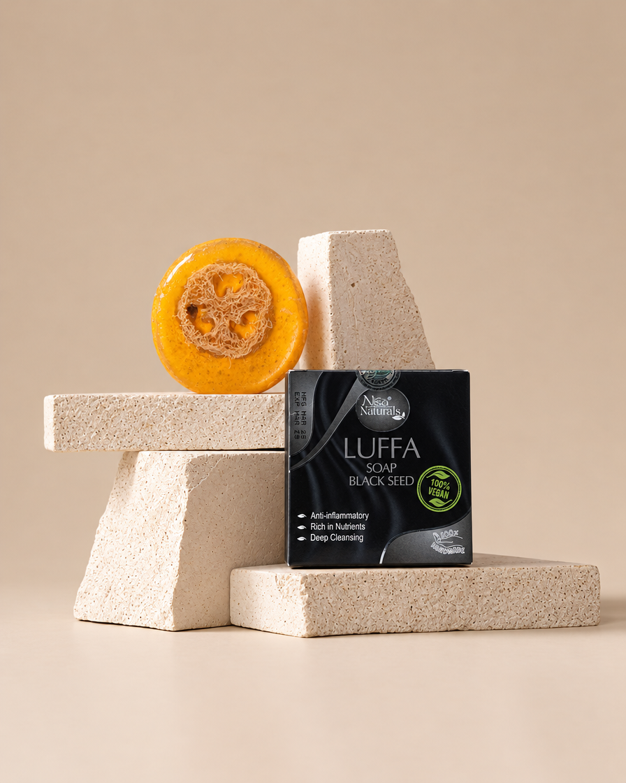 Black Seed Luffa Soap