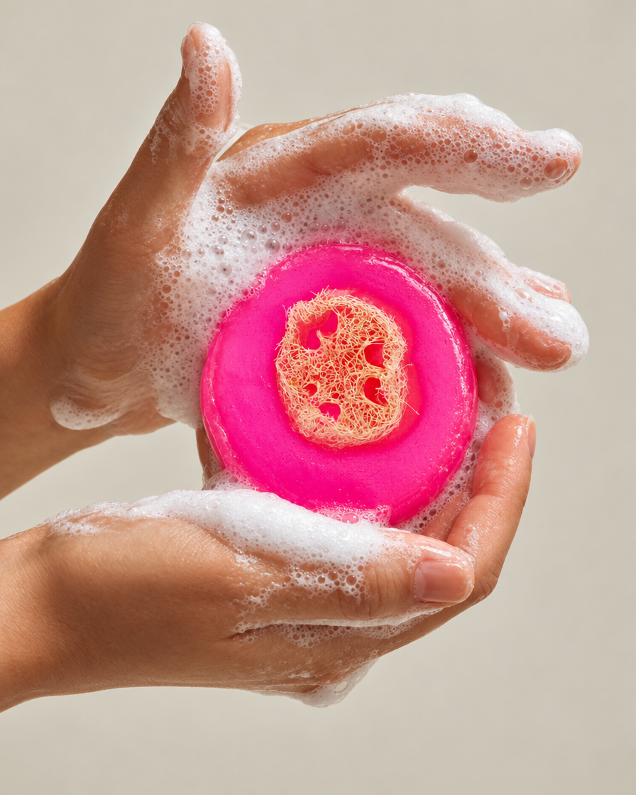 Lavendar Luffa Soap
