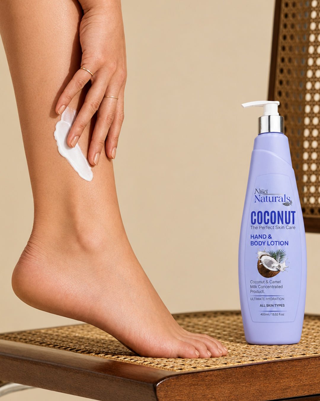 Coconut Lotion 400ml - Face, Hand & Body