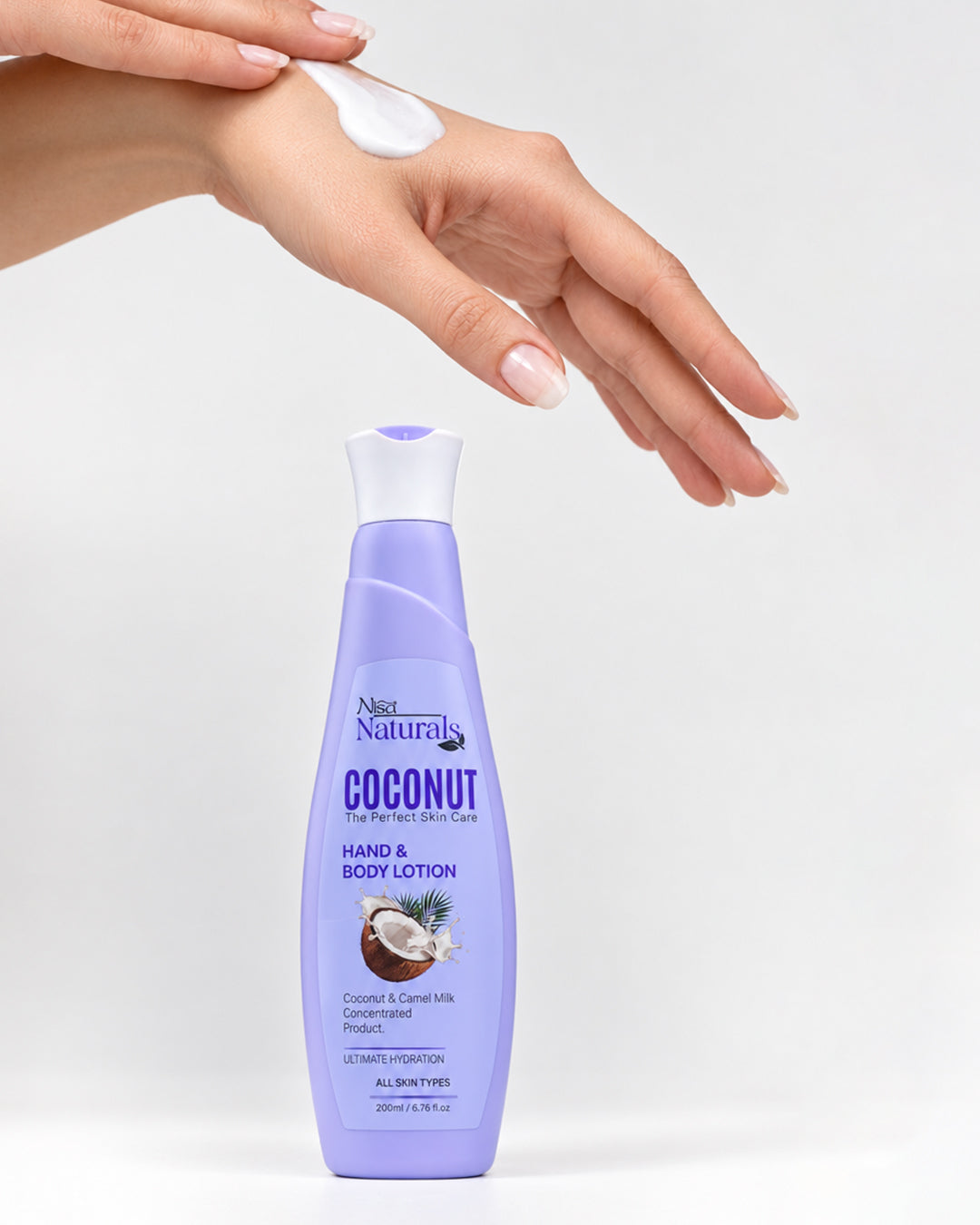 Coconut Lotion 200ml - Face, Hand & Body