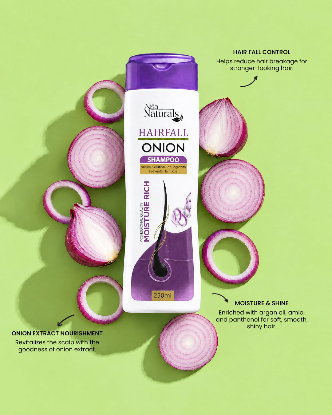 Onion Hairfall Shampoo 250ml