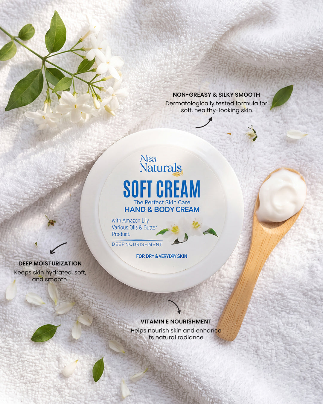 Soft Cream 125ml - Face, Hand & Body