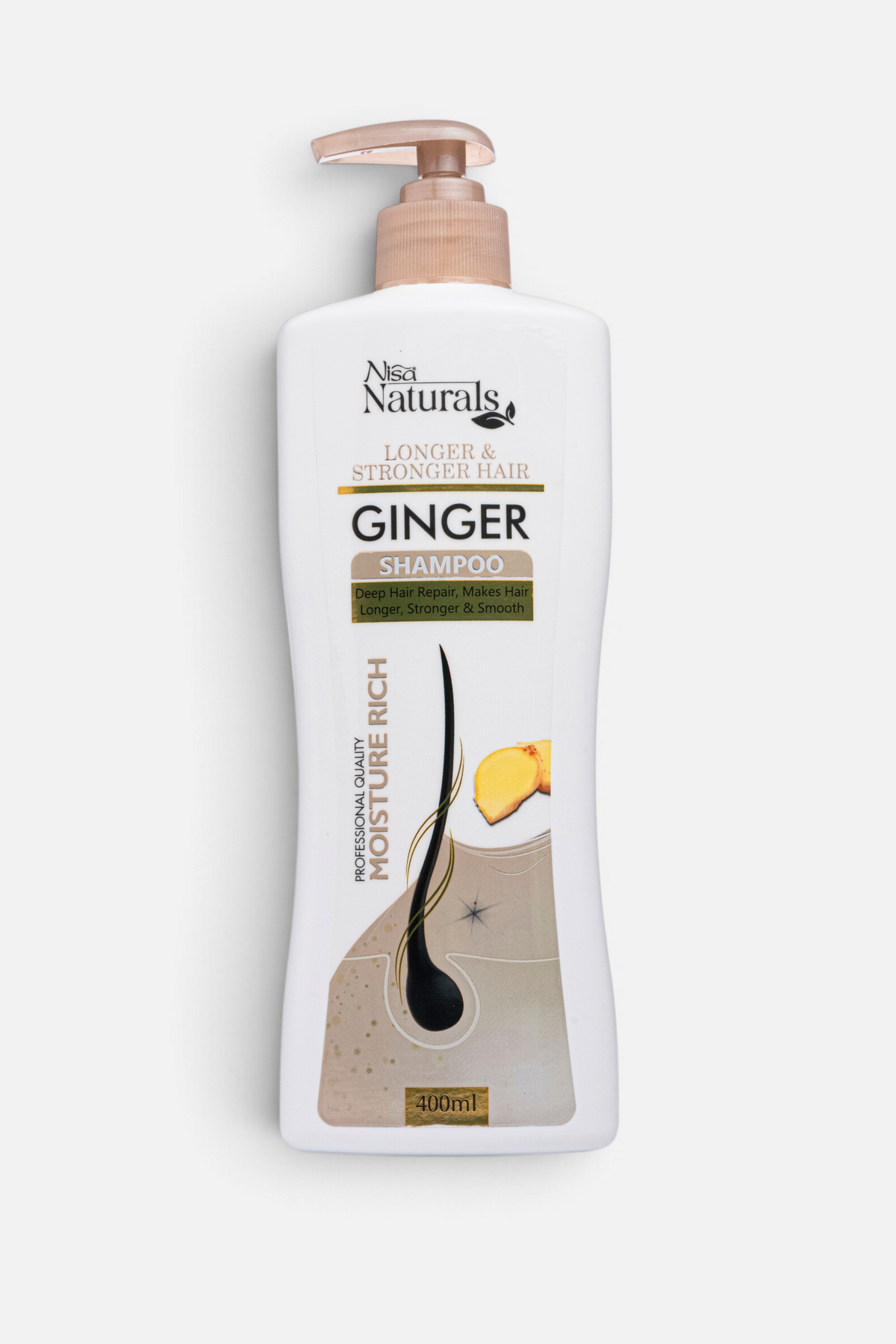 Ginger Longer & Stronger Hair Shampoo 400ml