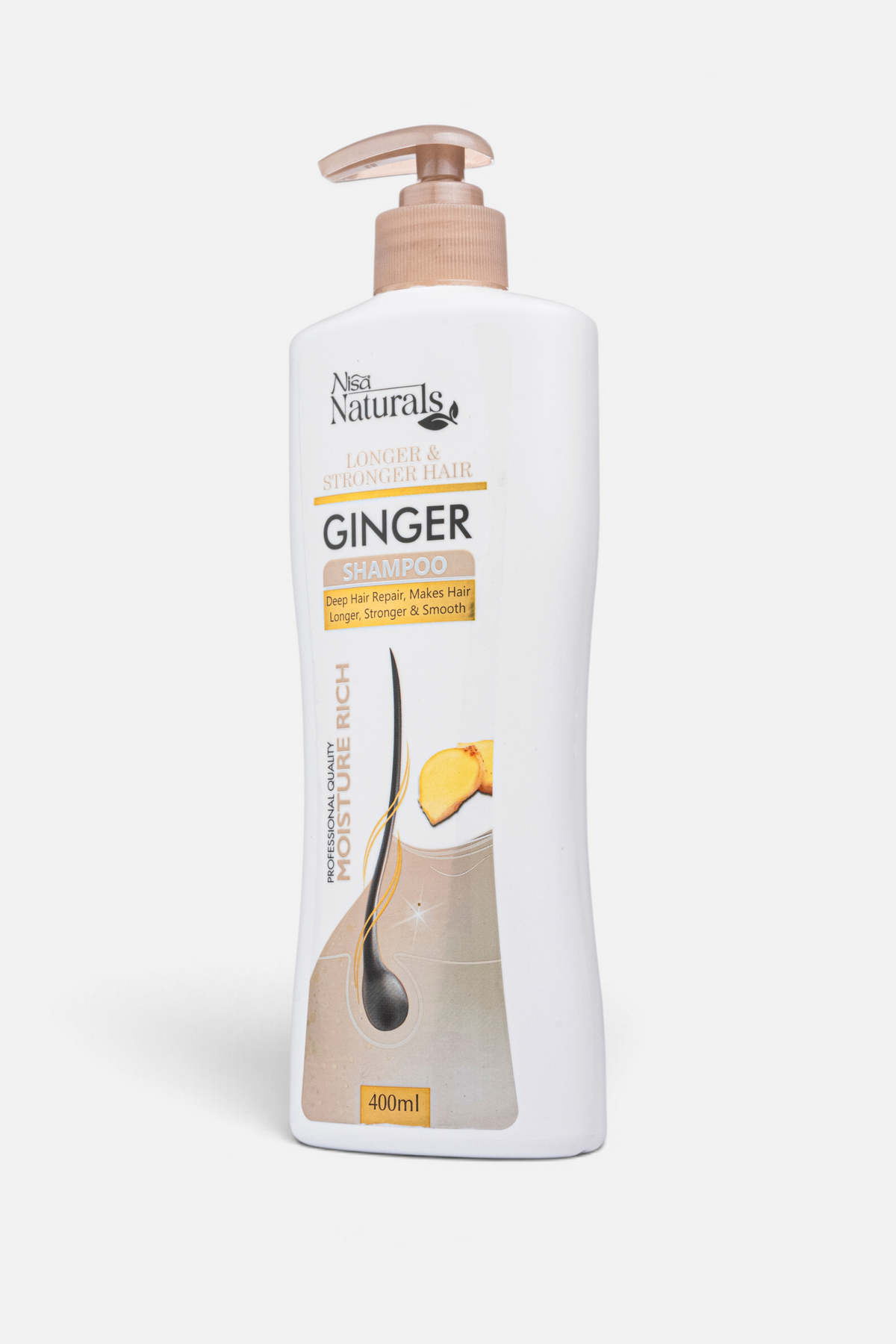Ginger Longer & Stronger Hair Shampoo 400ml