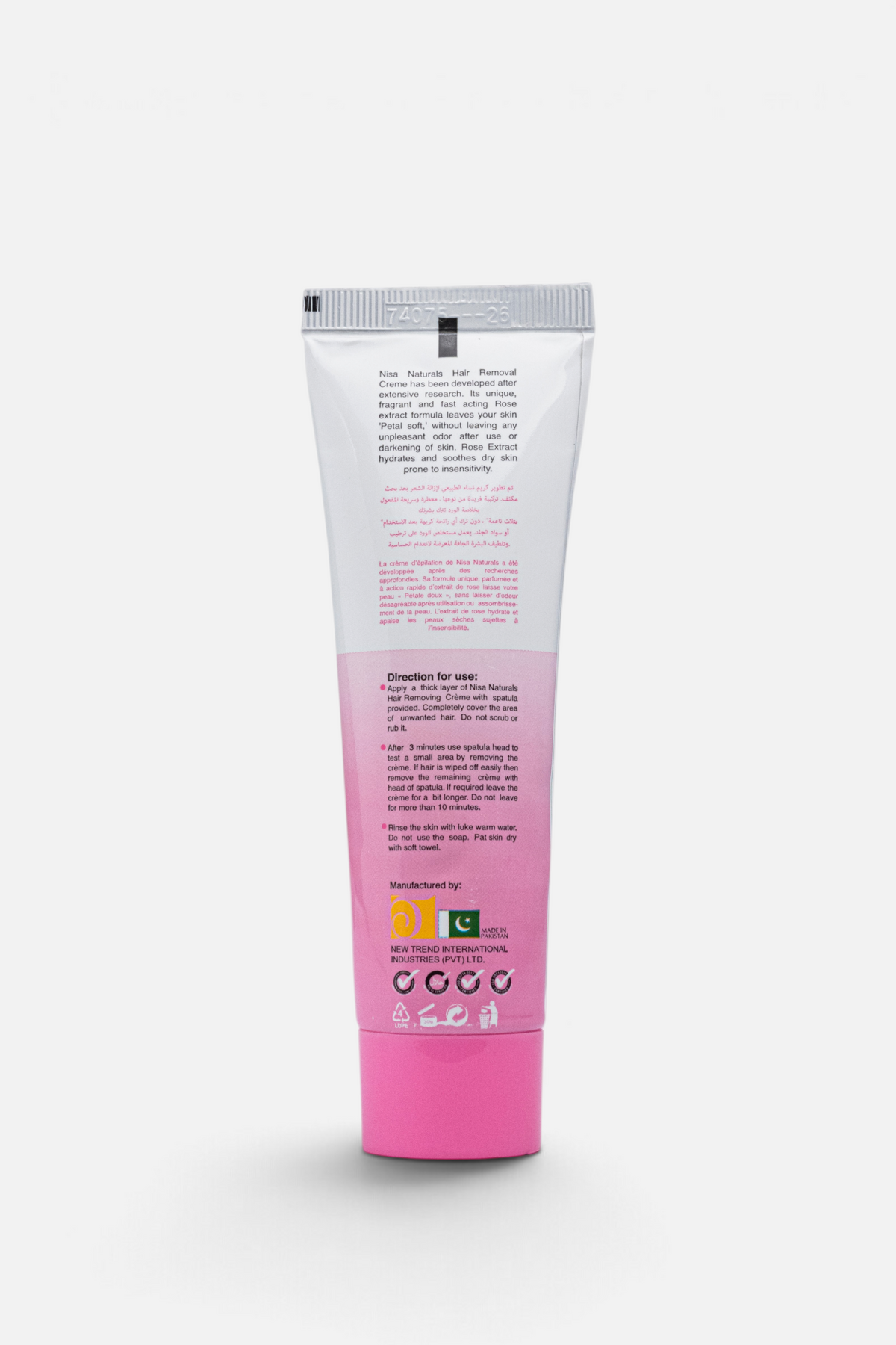 Hair Removal Cream - Rose 60ml