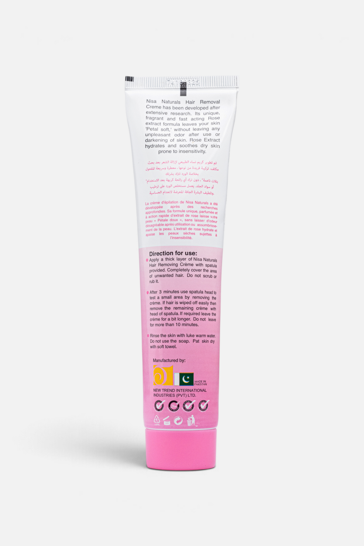 Hair Removal Cream - Rose 120ml
