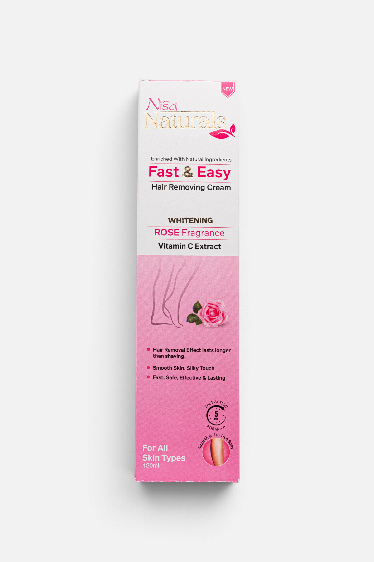 Hair Removal Cream - Rose 120ml