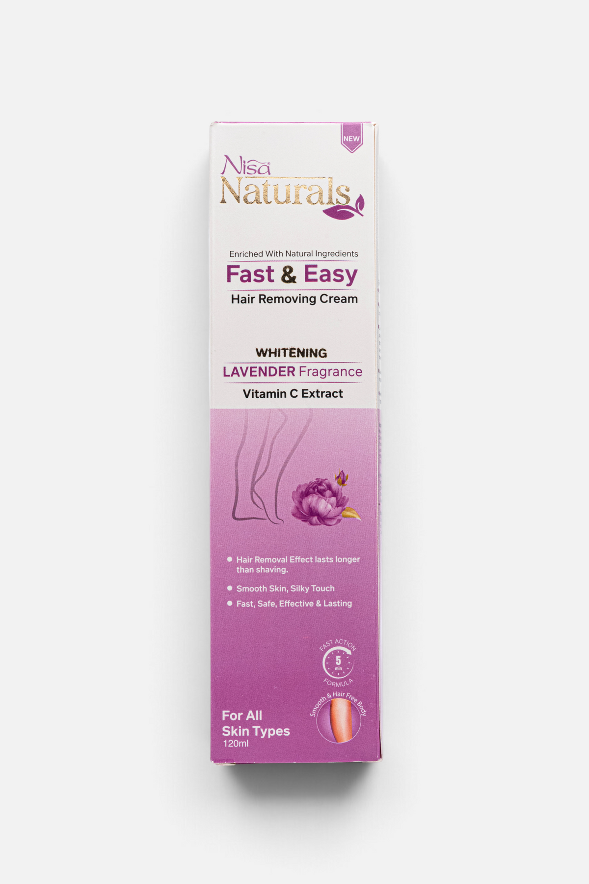 Hair Removal Cream - Lavender 120ml