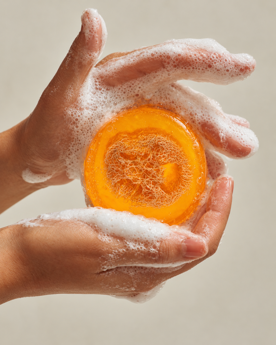 Turmeric Luffa Soap
