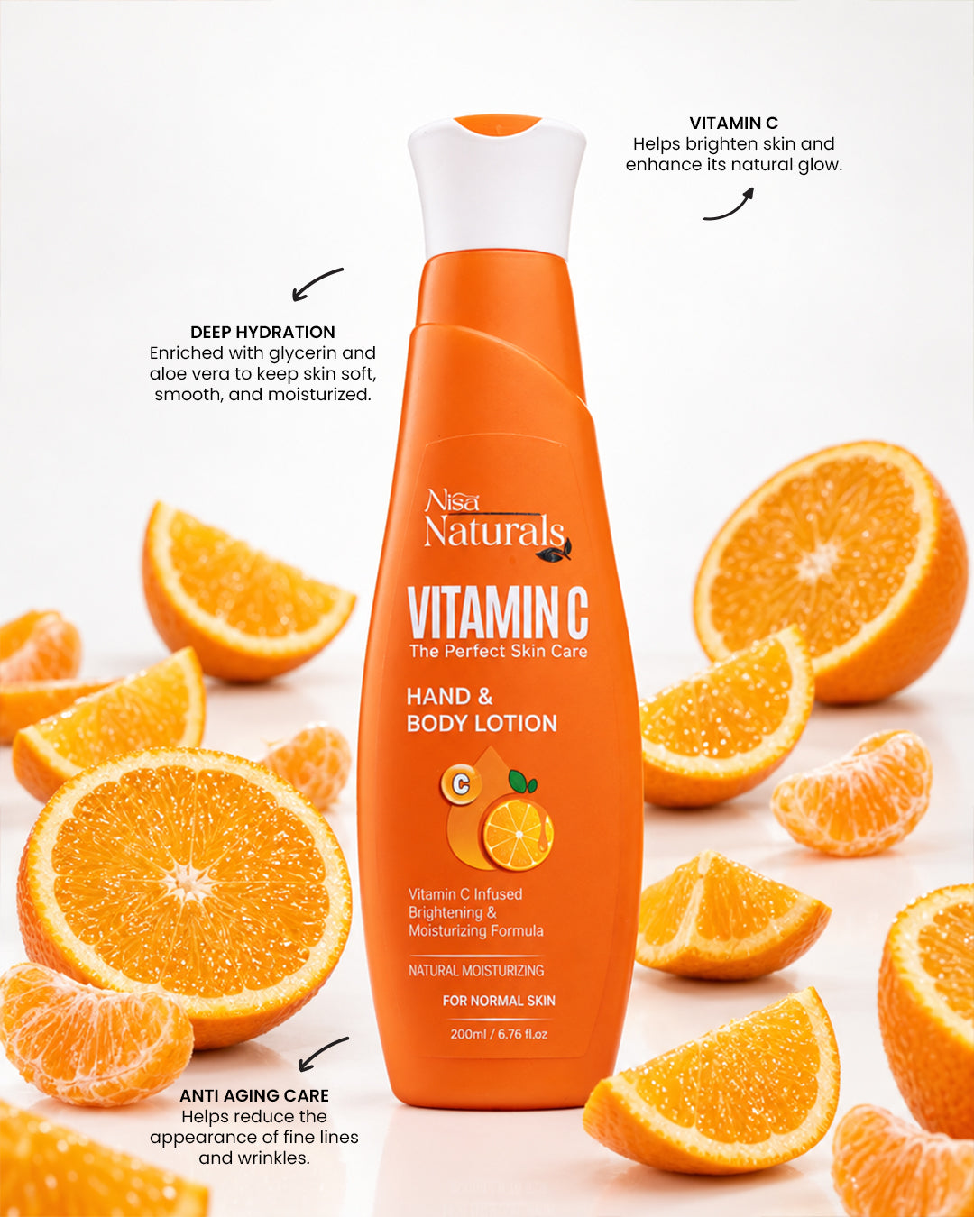 Vitamin C Lotion 200ml - Face, Hand & Body